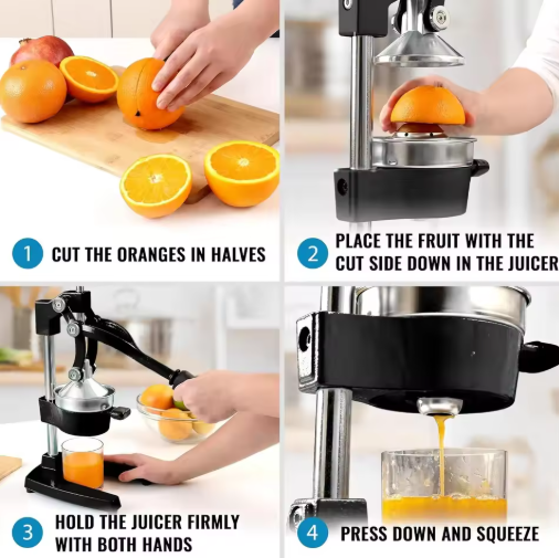Professional Cast Iron Hand Press Juicer